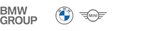 Logo BMW: Das blau-weiße BMW Logo mit dem Schriftzug "BMW" in weiß, daneben das Mini-Logo, der Schriftzug "Mini" in einem Kreis, rechts und links stilisierte Flügel.