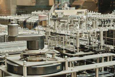 Nahaufnahme der Z1, mechanische Schaltglieder des historischen Rechners.
