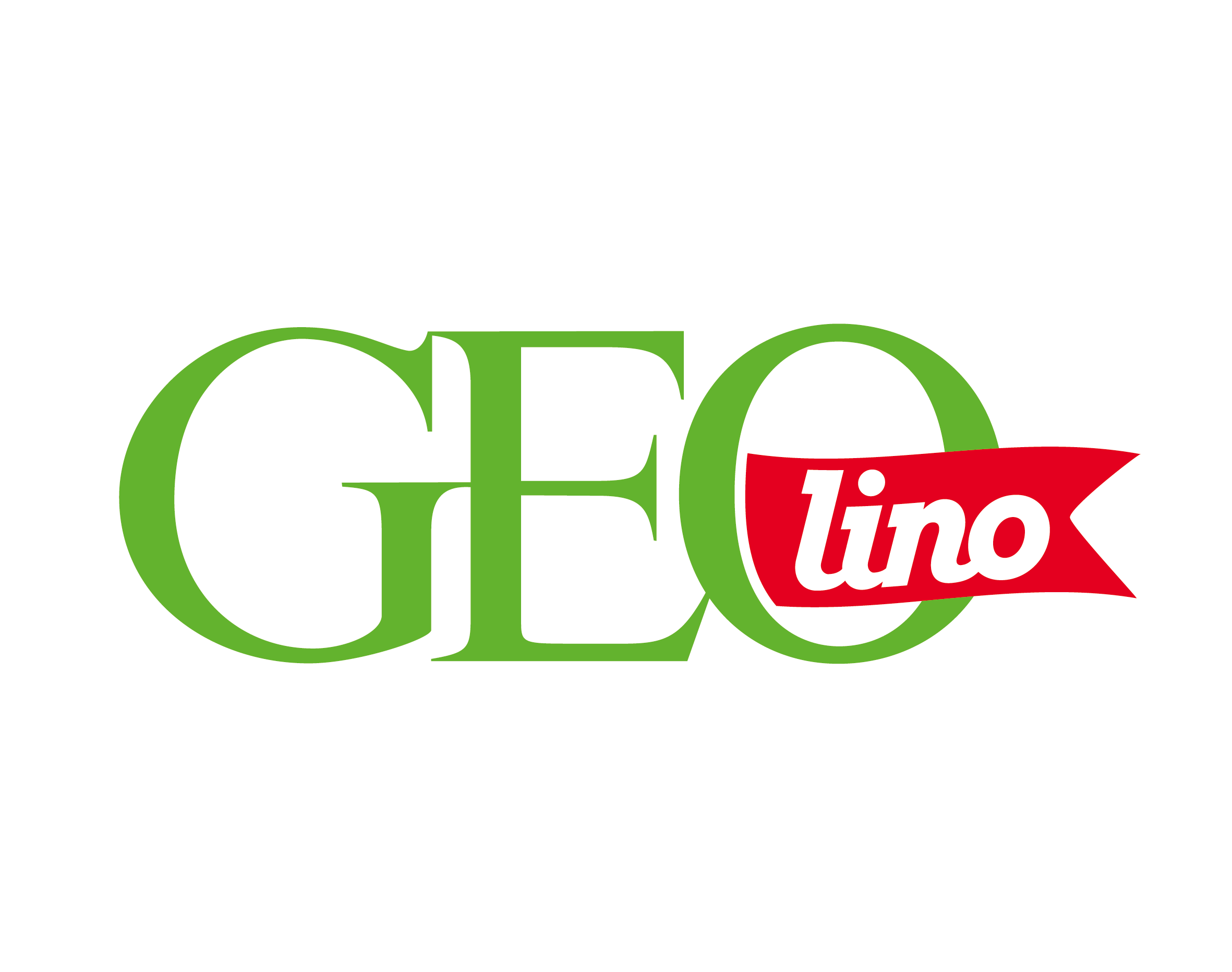 Logo von GEOlino, grün und rot.